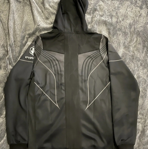 UFC VENUM AUTHENTIC FIGHT NIGHT MEN'S WALKOUT HOODIE - BLACK - Picture 2 of 6